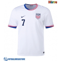 Fotballdrakt Herre Forente Stater Giovanni Reyna #7 Hjemmedrakt Copa America 2024 Kortermet